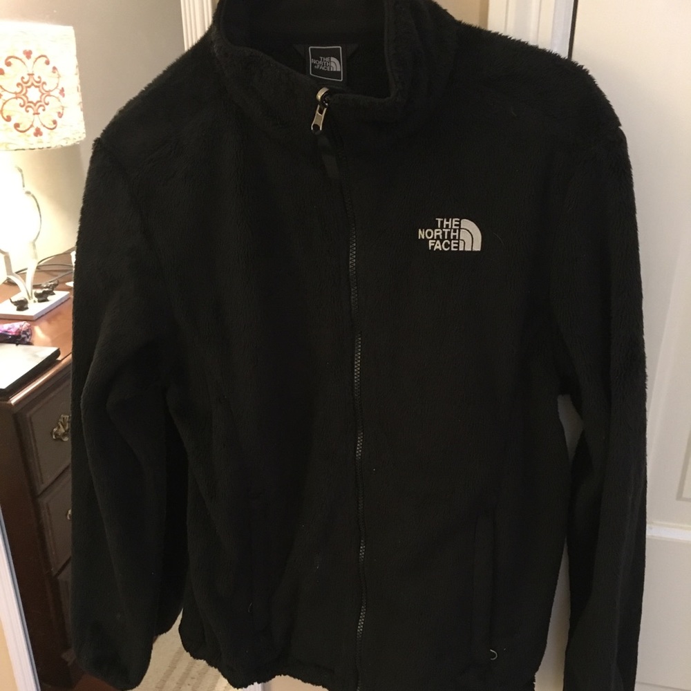 Black North Face Zip Up